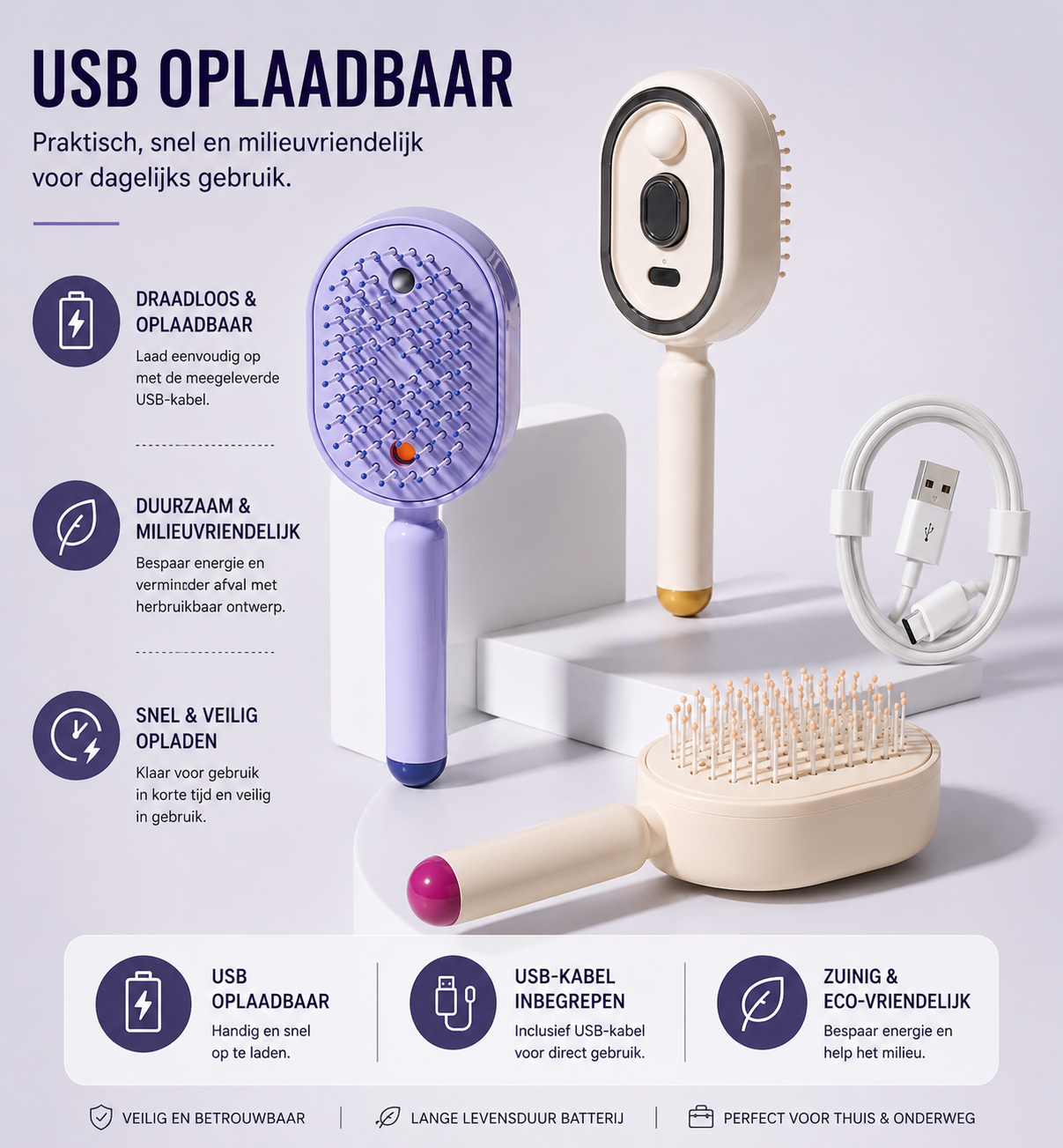Brosse Démêlante et Lissante