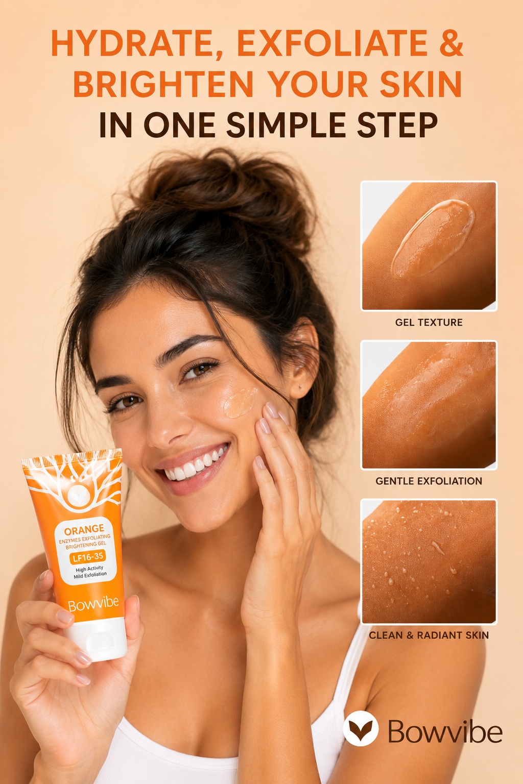 Orange Exfoliating Gel Goodbye dark spots & roughness