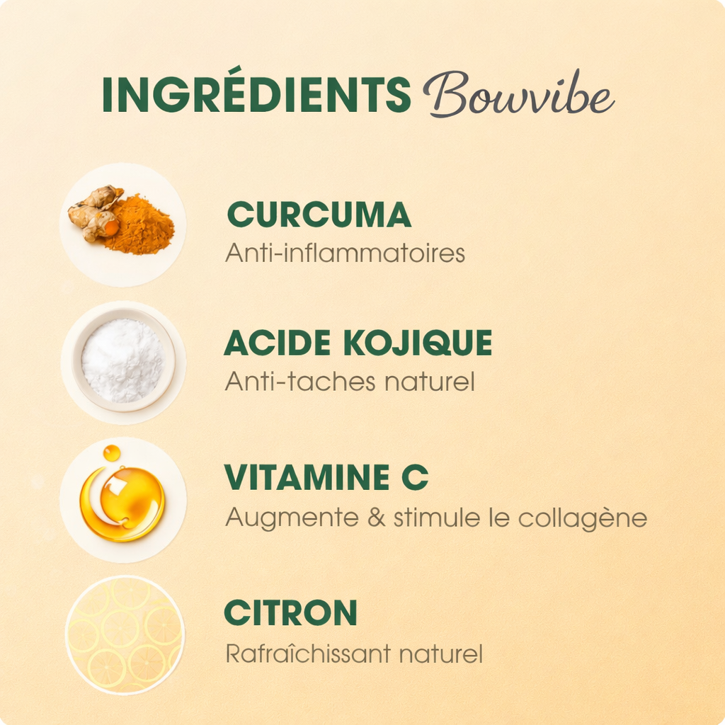Savon Bowvibe Anti-Taches au Curcuma