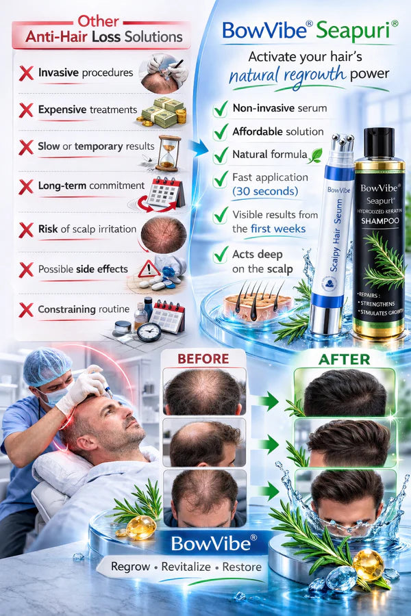 BowVibe® Seapuri® — Anti-Hair Loss, Regrowth & Hair Density