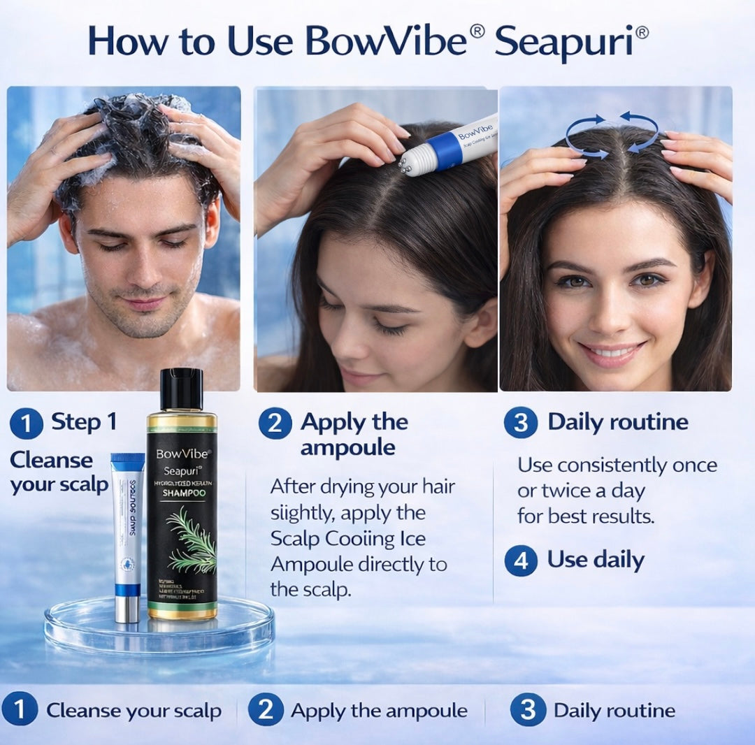 BowVibe® Seapuri® — Anti-Hair Loss, Regrowth & Hair Density