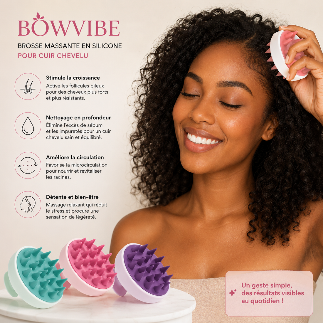 Silicone Scalp Massage Brush