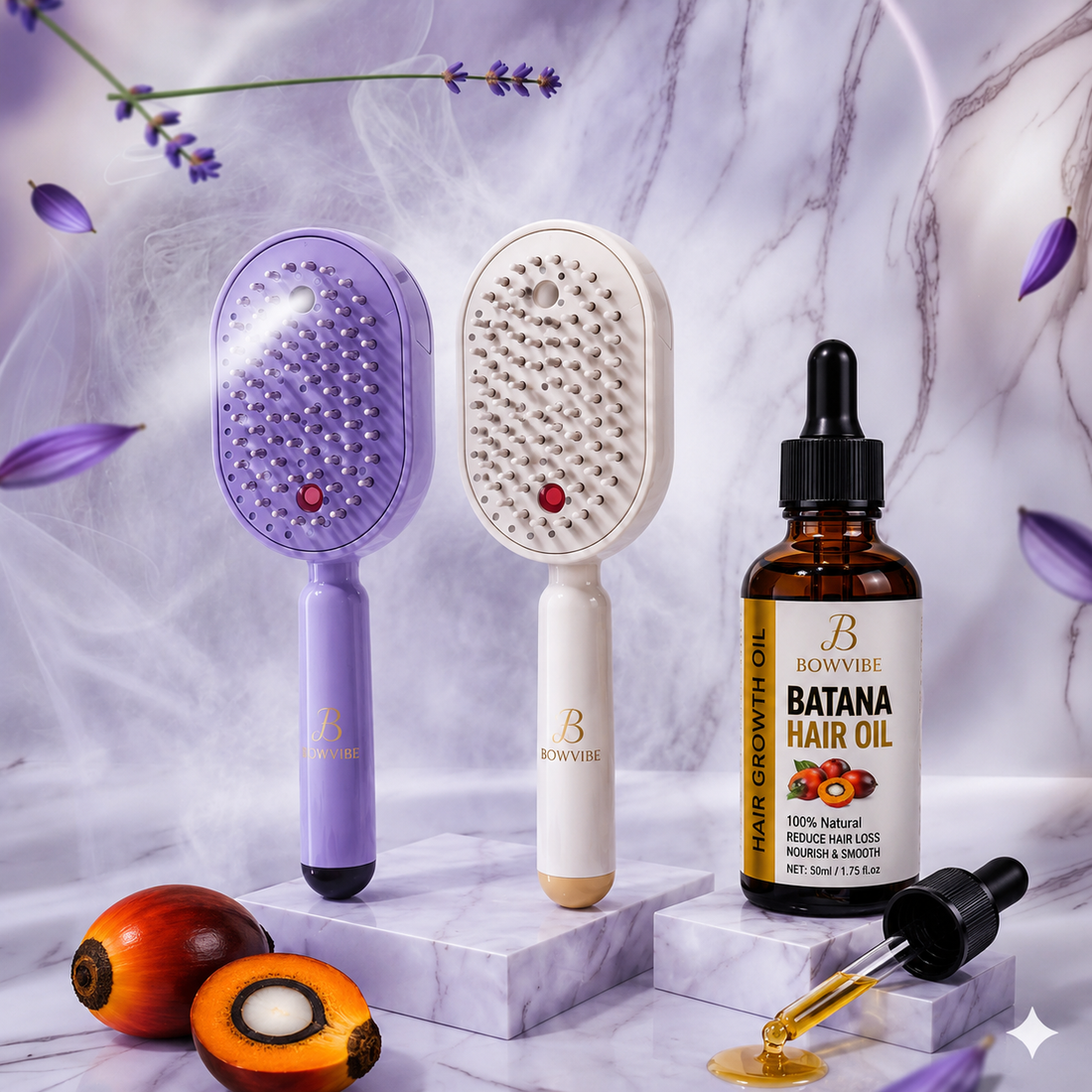 Anti-Knoten & Anti-Frizz Bürste