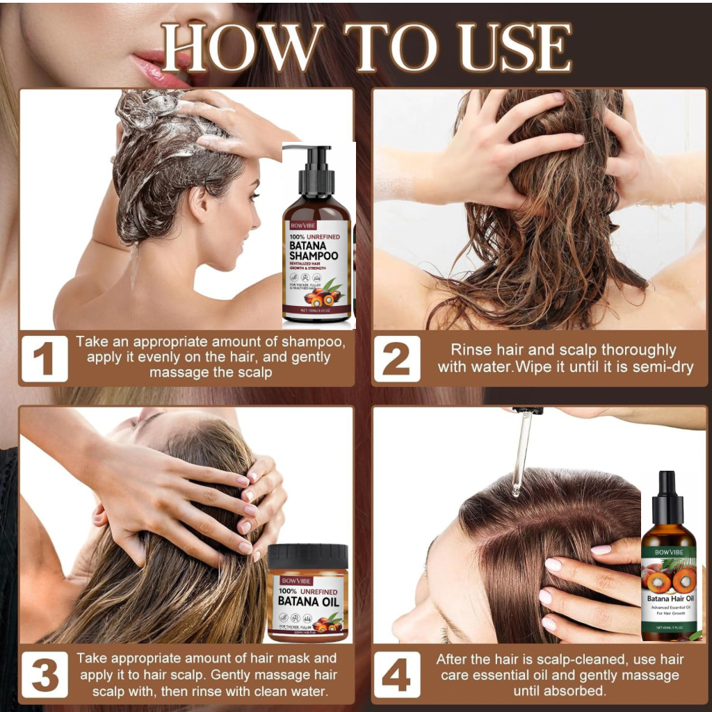 Batana Hair Strength and Volume