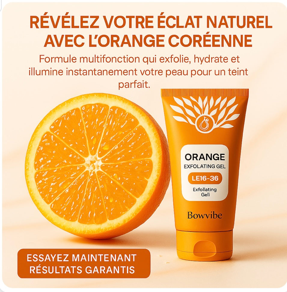 Gel Exfoliant à l’Orange Adieu taches sombres & rugosités