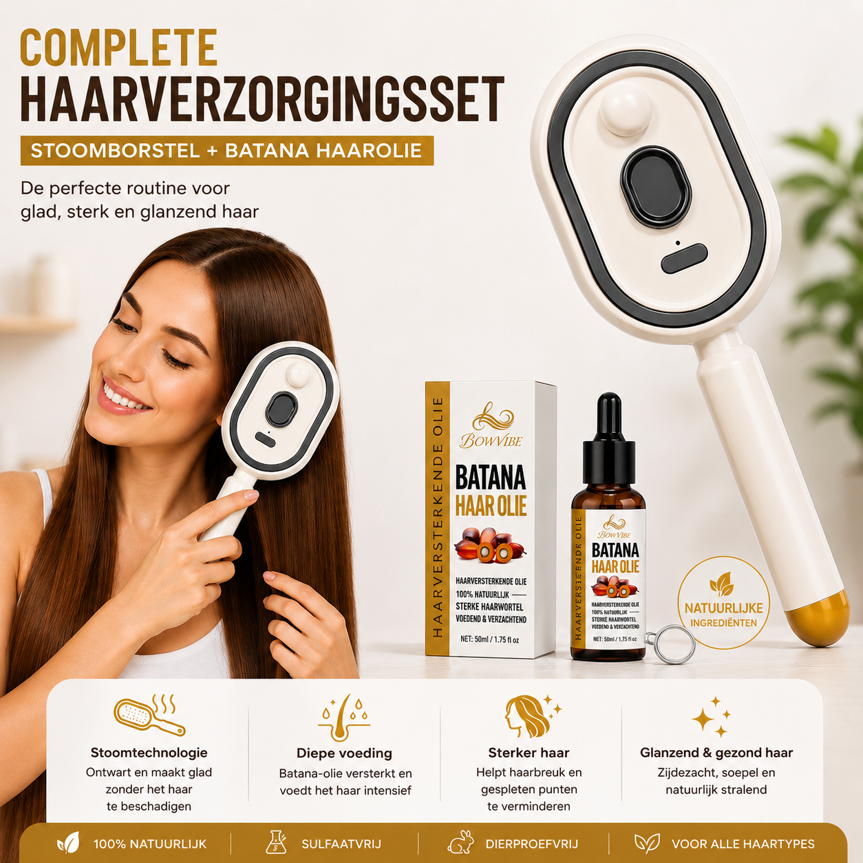Brosse Démêlante et Lissante