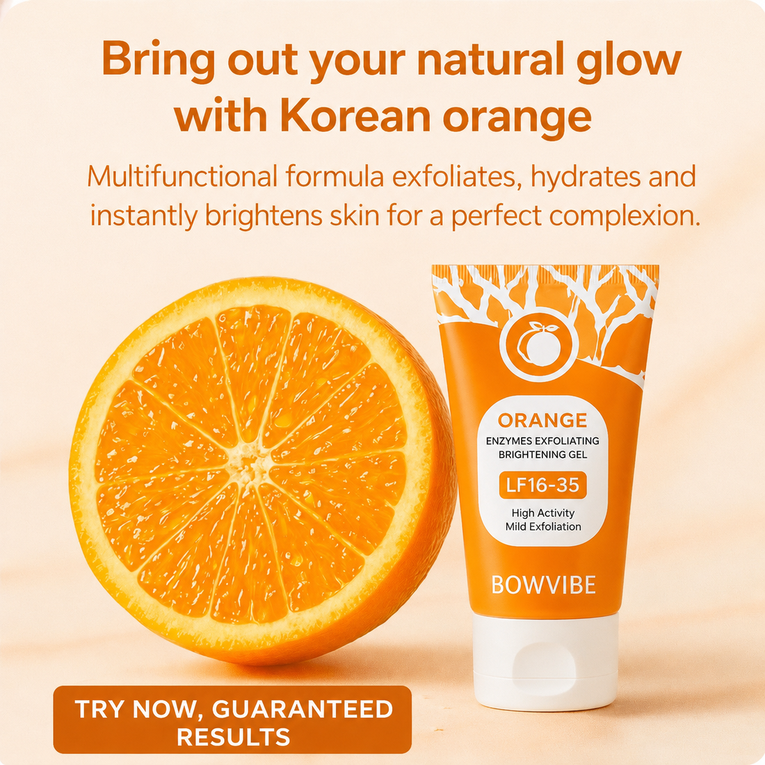 Orange Exfoliating Gel Goodbye dark spots & roughness