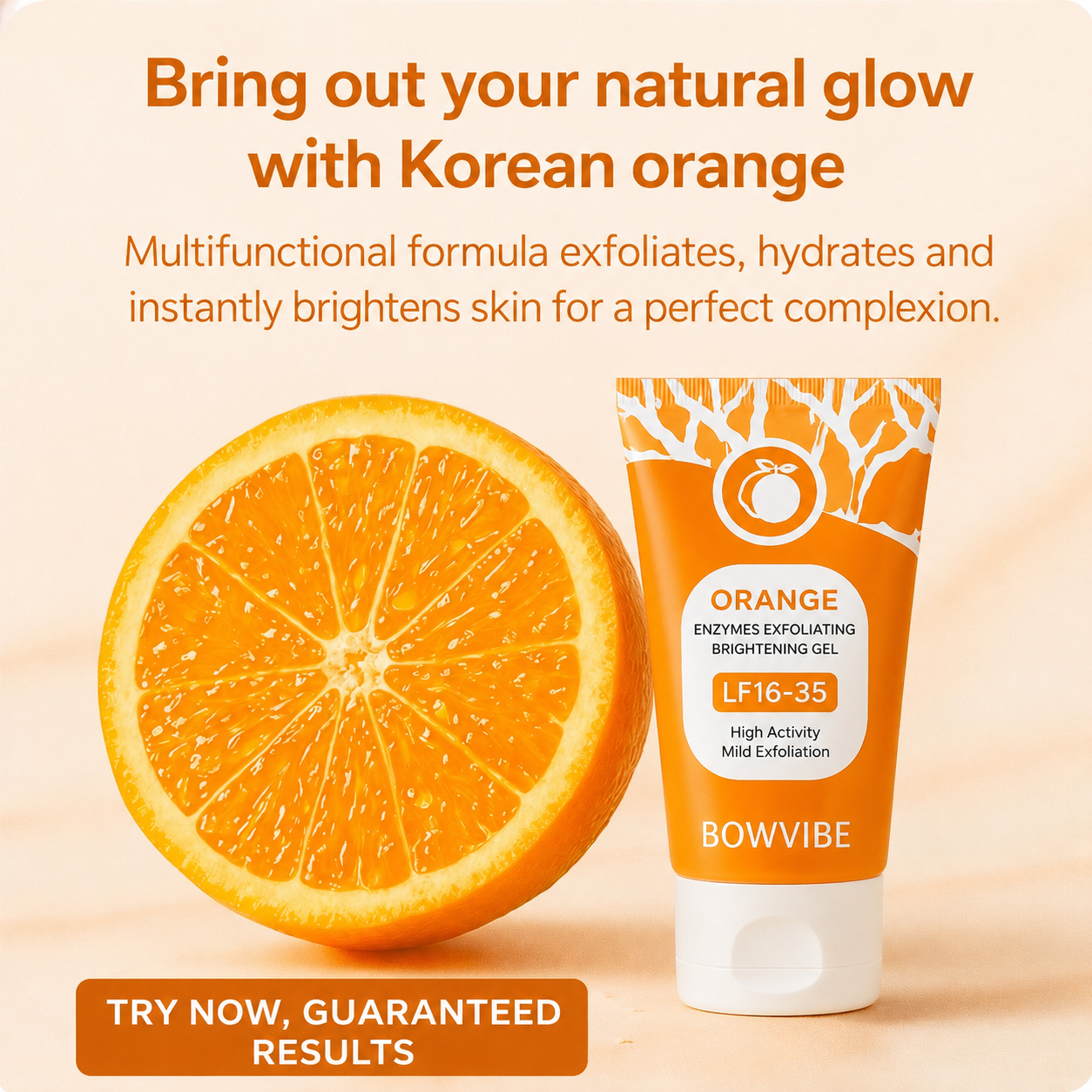 Orange Exfoliating Gel Goodbye dark spots & roughness