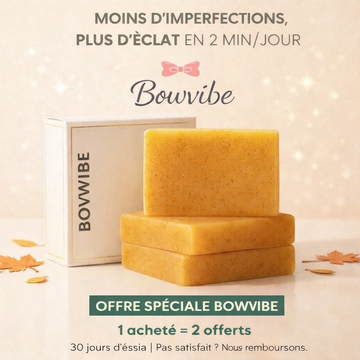 Savon Bowvibe Anti-Taches au Curcuma