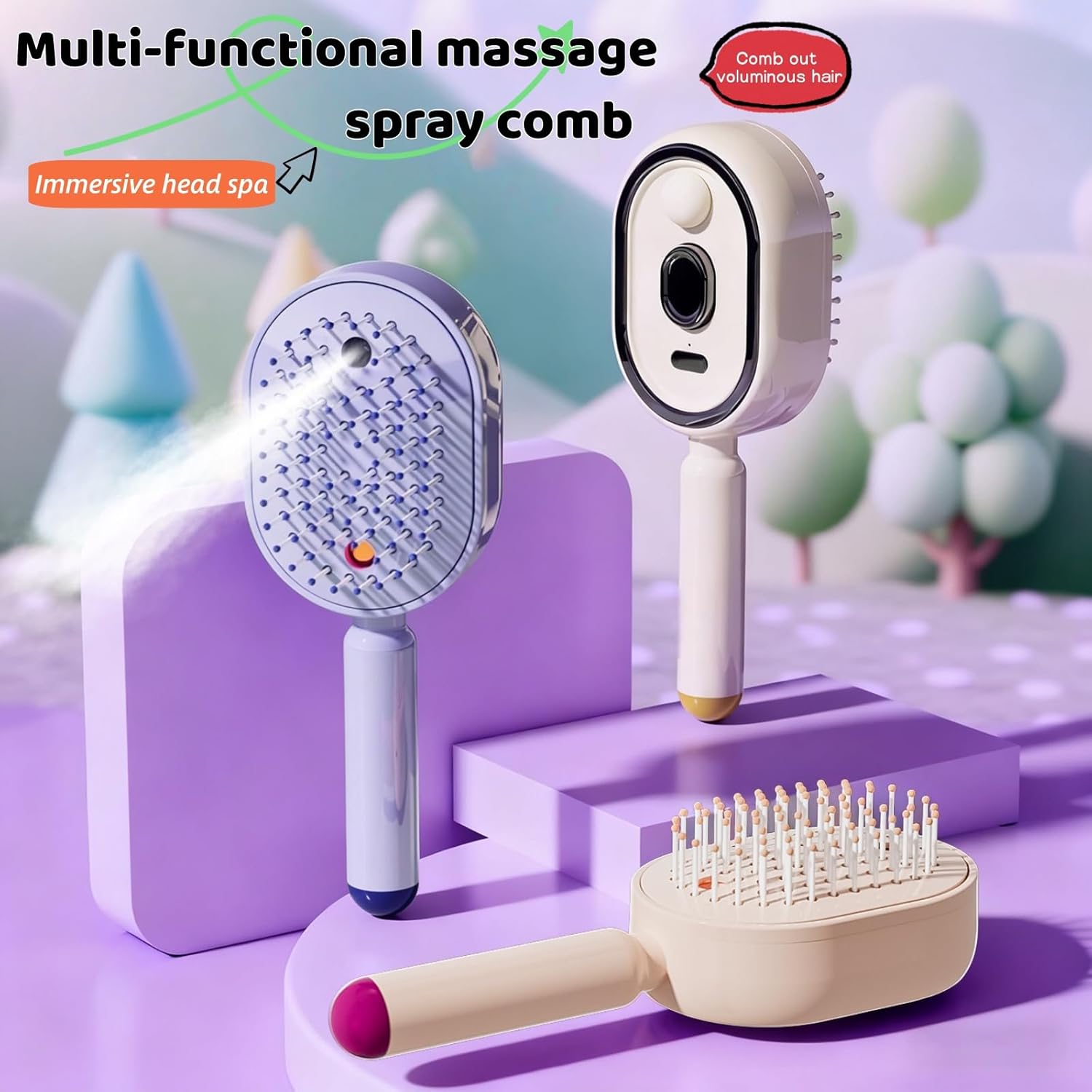 Spray Comb Massage