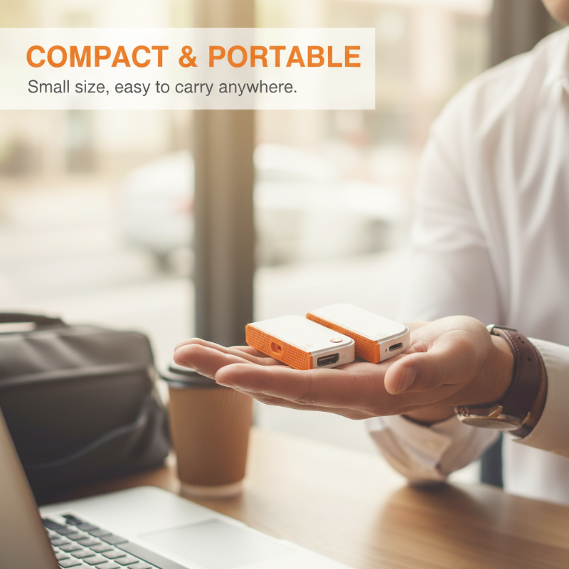 Émetteur et récepteur HDMI sans fil (uniquement pour les smartphones dotés d'un port Type-C